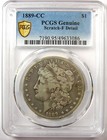 1889-cc Morgan Silver Dollar  1 Carson City Coin - Certified Pcgs Fine Details