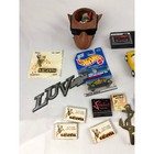 Vtg Lot Of 25 Random Junk Drawer 1970s-1990s Toys Souvenirs Trophies Motel Soap