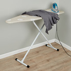 Mainstays T-leg Ironing Board  53 In X 14 In  Adjustable Height  Steel Frame 