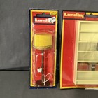 Vintage Lundby Kitchen Lamp  Bookcase  Curtains Lot Dollhouse Furniture New