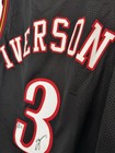 Allen Iverson Signed Custom  Philadelphia 76ers Jersey - Beckett Coa