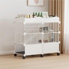 Small Guinea Pig Cages Indoor  C c Chinchilla Rat Cage Rabbit House On Wheels 