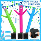 Poen 3 Pcs Easter Mini Inflatable Tube Man Gift Funny Gag Birthday Wacky Waving 