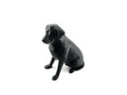 Labrador Retriever Dog Figurine - Black Lab Miniature Dog