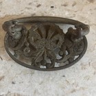 Victorian Ornate Cast Brass 3  Spread Patina No Hardware