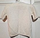 Pony Horse Applique Sweater Off-white Orlon By A Spur Creation  Vtg 1950s 18m