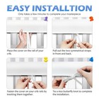 4pc Crib Rail Covers Sets rail Guard For Teethingsoft Anti-collision Strip Co   