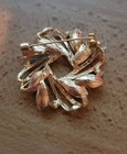 Christmas Multicolor 2  Rhinestone Flower All Occasions Brooch Pin Ca Usa P180-7