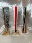 Lot Of 3  Beer Tap Handles - Michelob Ultra  Widmer Brothers    Yards Brewing