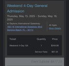 4 Day Rockville Ga Tickets