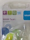 Mam Start Orthodontic 0  Months Silicone Pacifiers Set Of 3 New Sealed