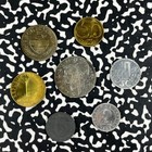 1965 Austria 7x Coin Proof Set Lot b3391 Including Silver  With Case