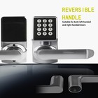 Keypad Door Lock With Handle-keyless Entry Door Lock -brushed Nickel