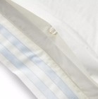 Ralph Lauren Whitlow Shelburne Euro Pillow Sham  215 Cotton White  Blue Hyacinth