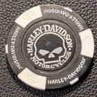 Hd Fulda Germany  black white  International Harley Davidson Poker Chip