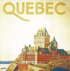 Canadian Pacific Train 1930 Vintage Quebec Ch  teau Frontenac Retro Poster Print