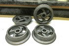 2 Mining Ore Car  Sm Railroad Craft Garden Cart   Wheel  Cast Iron 7-1 4 Inch 