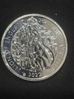 2022 Royal Tudor Beasts The Lion Of England 2 Oz 9999 Silver Coin First Series