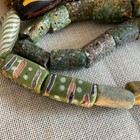 African Style Colourful Trade Mixture Beads Necklace   Vintage 
