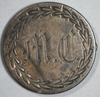 Unknown Date Seated Liberty Half Dollar 50c Love Token Vf   Xf Details  m C 