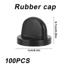 100pcs Rubber Pin Backs  Butterfly Clutch Replacement Backings For Lapel Pins   