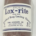 Lox-rite Braided Rug Lacing Thread Size 9 8 Oz  Braiding Weaving New
