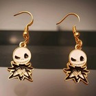 Jack Skellington Dangle Drop Earrings Nightmare Before Christmas New 