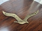 Vintage Brass Seagull Wall Decor Mid Century Modern Mcm Flying Bird Sculpture