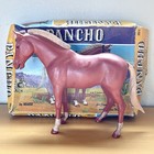 Pancho Horse Vintage Marx Toys Johnnie West Pony With Box 9x12    Usa Incomplete