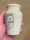 Antique Carricks Cumberland Dairy Pure Thick Cream Crock Jar England