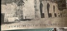 Vintage View Of The City Of Seoul Korea Japanese Text Illustrated Guide
