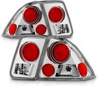 Honda Civic 4 Door Chrome Euro Reaplcement Taillights -passenger And Driver Side