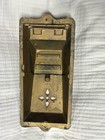 Vintage S c  Tatum Ornate Cast Iron Mailbox Antique Mail Box Rare Design