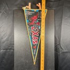 Vintage Texas Souvenir Pennant Felt Gold Trim Japan Alamo Cotton Bowl 26 5 Inch