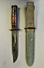 U s  Navy Ka-bar Mk 2 Fighting Knife With B m  Co  Scabbard Execellant Condition