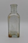 Antique Sphon s Distemper Compound Embossed Glass Vet Medicine Bottle Goshen In