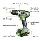Workpro 20v Cordless Drill Combo Kit Drill Driver impact Driver 2x 2 0ah Battery