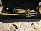 Eastar Etr-380 Bb Brass Trumpet Gold Lacquer W  Case   Mouthpiece