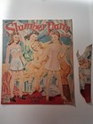 Vtg 1943 Merrill Slumber Party Teen-age Girls Paper Dolls Uncut Original 4854