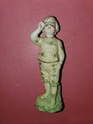 Antique Gebruder Heubach 7 5  Bisque Figurine Cute Blonde Boy Spectacles Marked