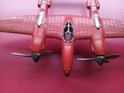 Vintage Hubley Lockheed P-38 Lightning Diecast Toy Plane