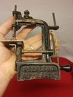 Antique 1896 Smith   Egge Peerless Automatic Childs Sewing Machine Cast Iron Htf