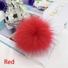12cm Fluffy Faux Fur Pompom Balls With Rope Bnad Diy Hats Clothes Accessories