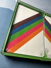 Vintage Double Deck Of Playing Cards Hallmark   Splendid Stripes   Sealed Retro