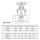 Gate Valve Pvc Grey For Aquarium Fish Tank Plumbing Sump Metric 20 25 32 40 50mm