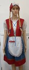 Vintage Rare 1950-60 s Adult Halco Halloween Costume Dutch Girl Size L