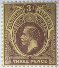 Travelstamps  Southern Nigeria Stamps Sg 49 - 3d Kgv Mint Mogh