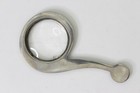Antique Art Deco Chrome Plated Magnifying Glass Loupe Scientific Instrument