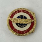 Northwest Airlines Captain Pilot Hat Badge Belt Buckle Us Air Mail Pin Insignia