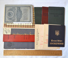 Soviet Vintage Civil Documents Ussr Lot Of 12 Id Union Card Medal Certificates